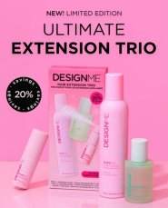 DESIGNME sada pro objem a lesk vlasů - Hair Extension Trio