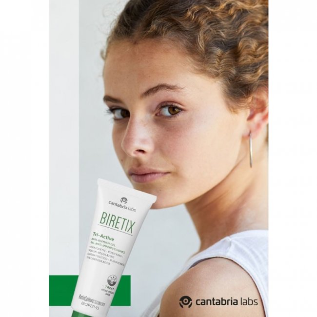 BIRETIX čistící a exfoliační gel na pleť s akné - DUO 30 ml