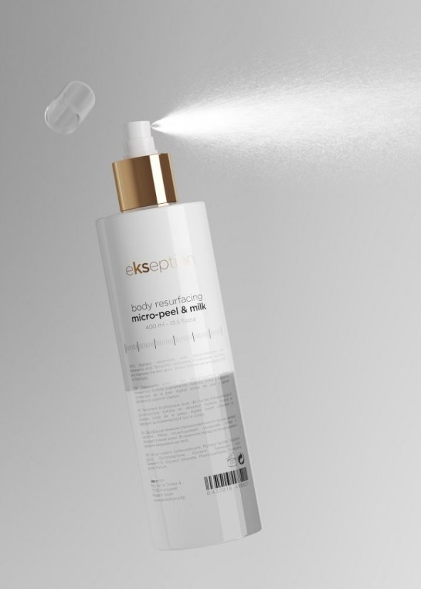 EKSEPTION tělový hydratační sprej - Body micro-peel 400 ml