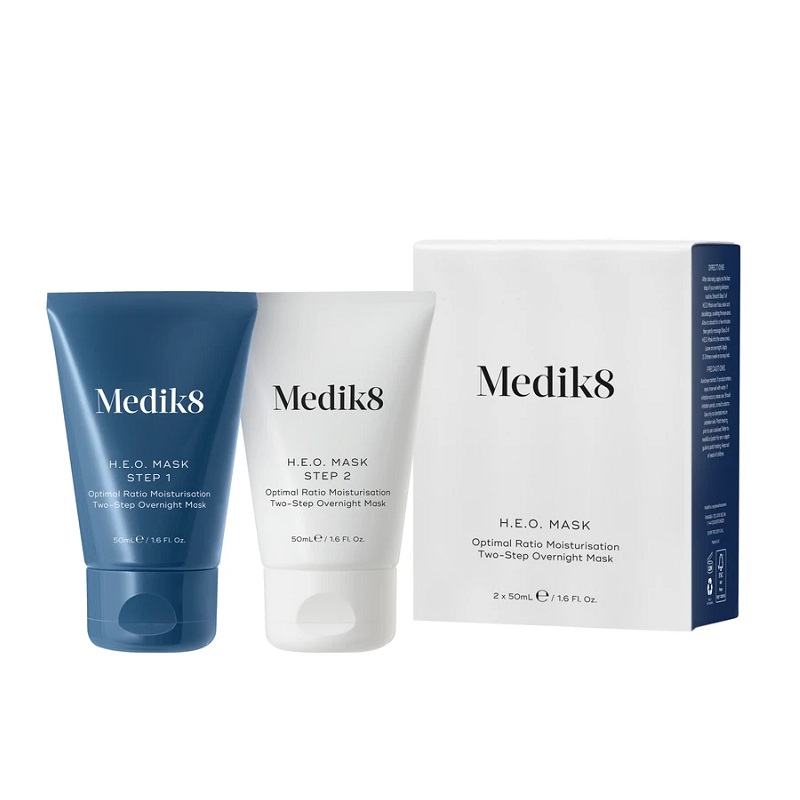 MEDIK8 - noční hydratační maska H.E.O. Mask 2 x 50 ml