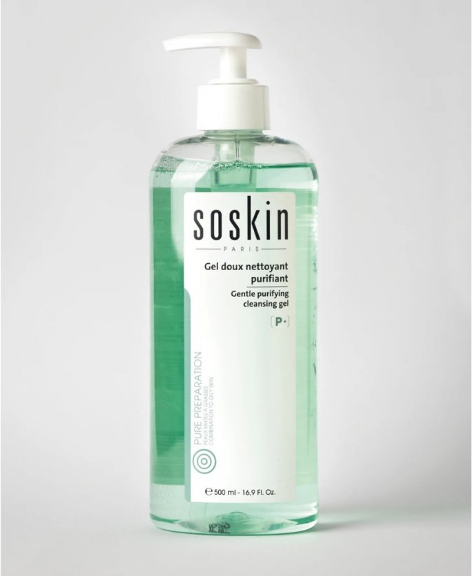 SOSKIN-PARIS čistící gel pro mastnou pleť - Purifying Gel 500 ml