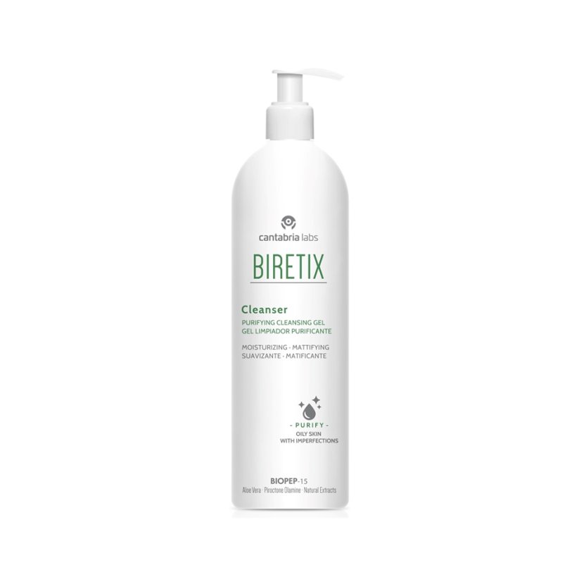 BIRETIX čistící gel pro mastnou pleť - CLEANSER 400 ml