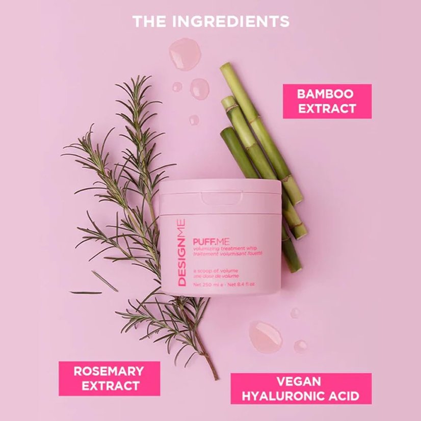 DESIGNME objemová maska - Puff.Me Volumizing Whip 250 ml