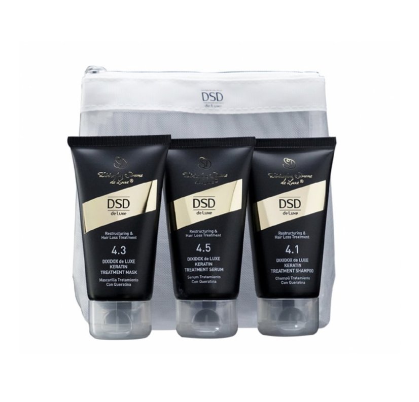 DSD de Luxe - cestovní sada na vlasy 3 x 50 ml