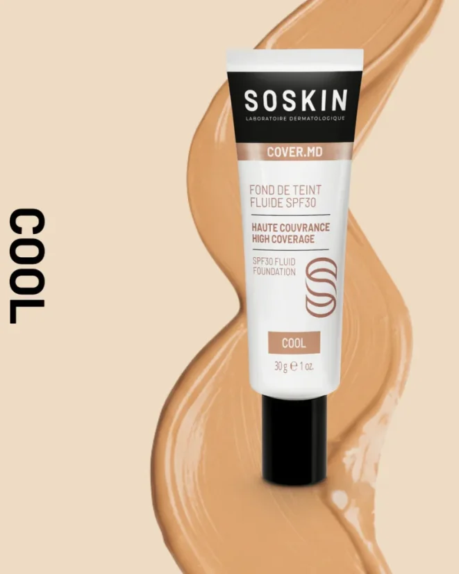 SOSKIN fluidní make-up Fluid SPF30 Cool 30g