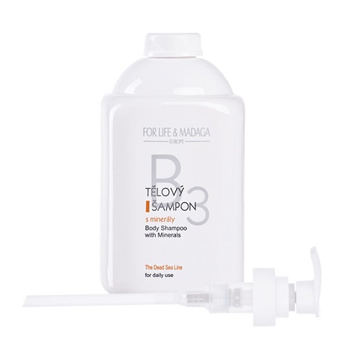FOR LIFE & Madaga - tělový šampon s minerály 500 ml | Ženská krása.cz