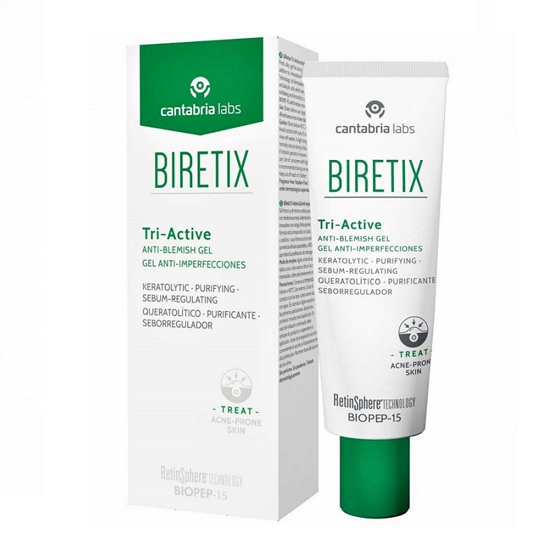 BIRETIX - gel na problematickou pleť s akné TRI-ACTIVE GEL 50 ml