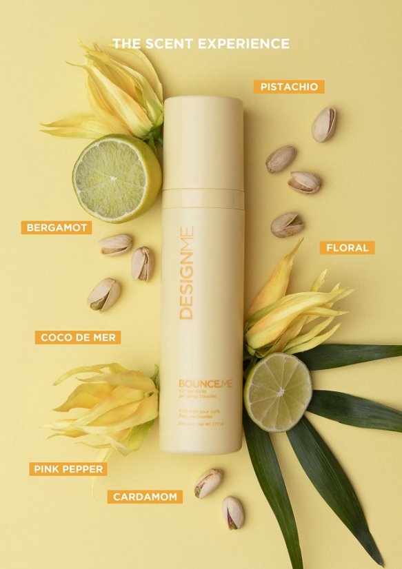 DESIGNME gel pro vlnité vlasy - Bounce.Me Curl Gel Spray 230 ml