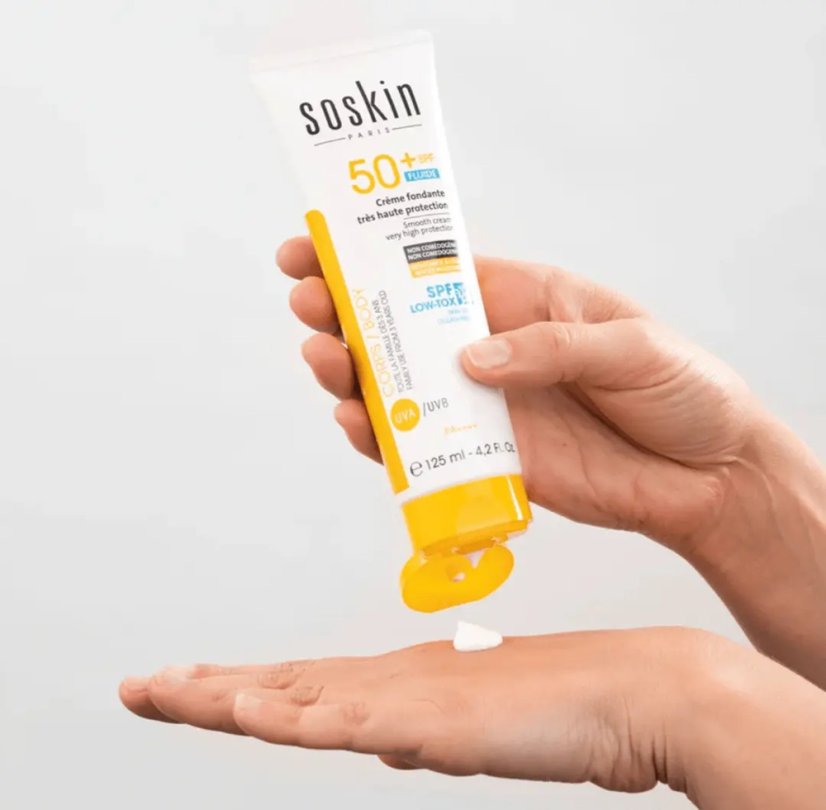 SOSKIN opalovací krém - Smooth cream SPF 50 Fluid 125 ml