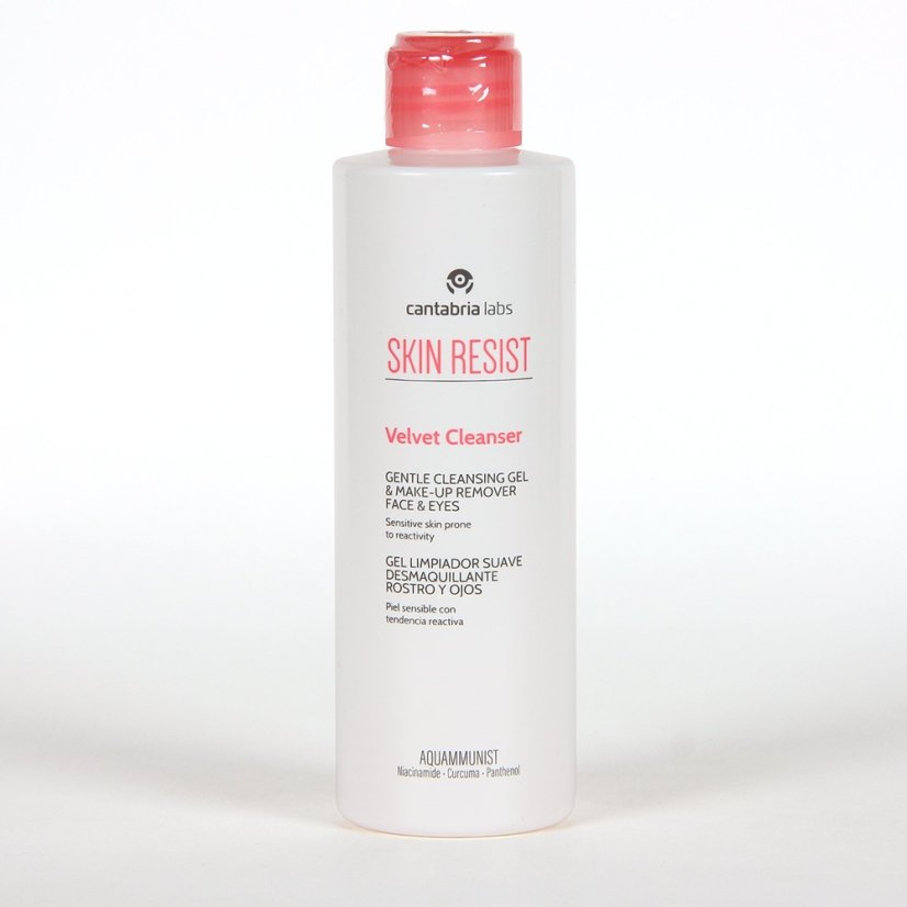 SKIN RESIST fluid pro čištění citlivé pleti - Velvet Cleanser 200 ml