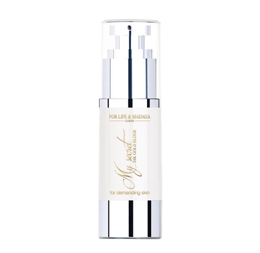 FOR LIFE & Madaga My Secret 24K Gold Elixir - pro náročnou pleť 30 ml