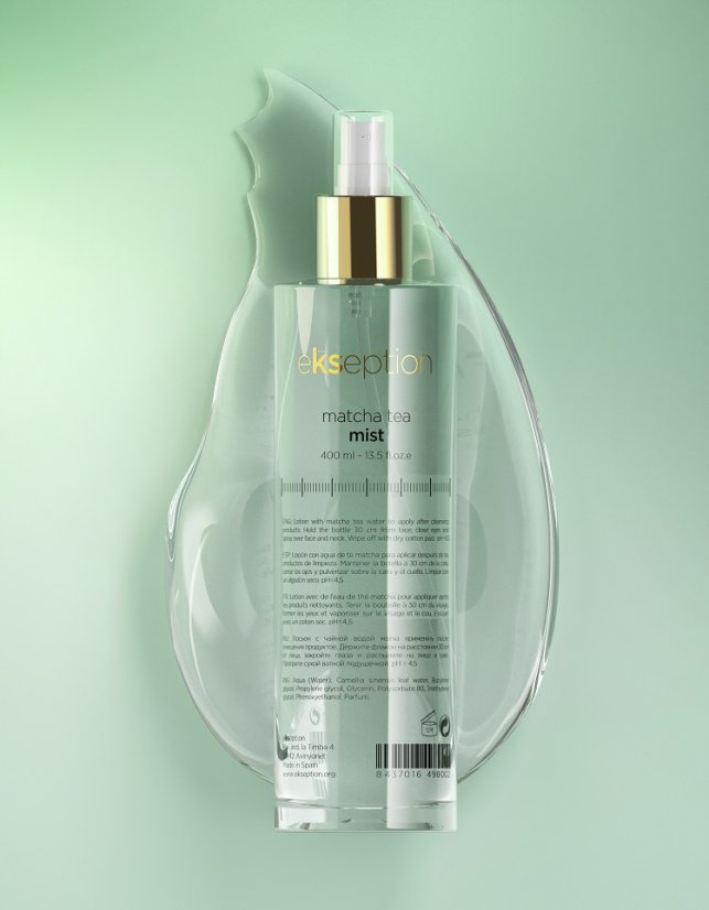 EKSEPTION hydratační a osvěžující spray - Matcha Tea 400 ml