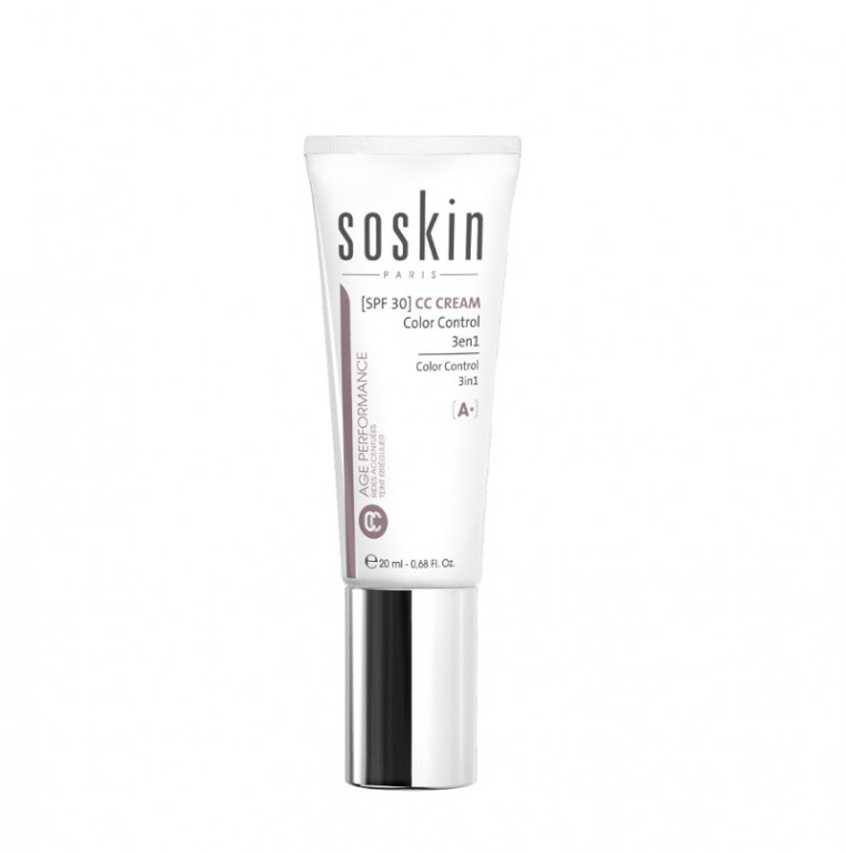 SOSKIN-PARIS CC Cream Color (02 Gold Skin) SPF 30 | Ženská krása.cz