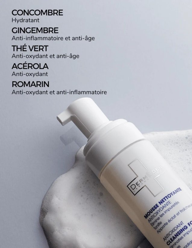 DERMEDEN antioxidační čistící pěna - Cleansing Foam 150 ml