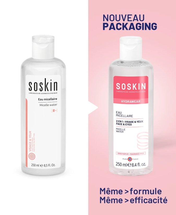SOSKIN-PARIS micelární voda - Micelle water 250 ml