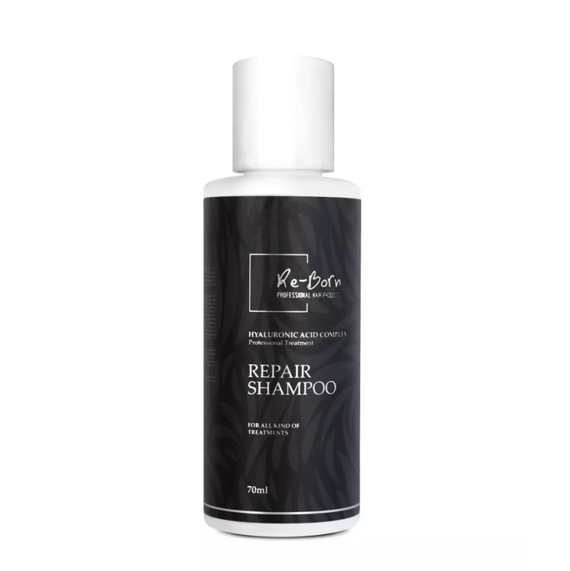 RE-BORN keratinový regenerační šampon - Repair Shampoo 70 ml