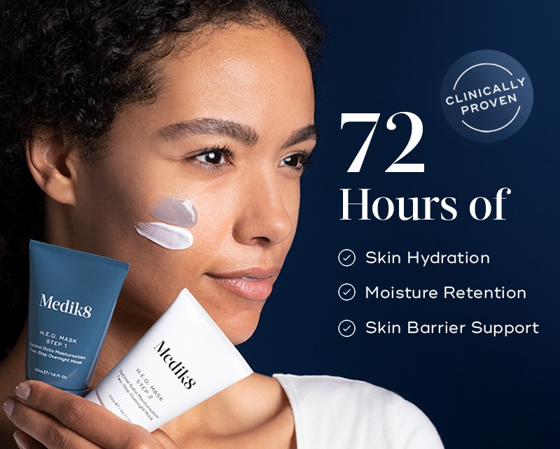 MEDIK8 - noční hydratační maska H.E.O. Mask 2 x 50 ml