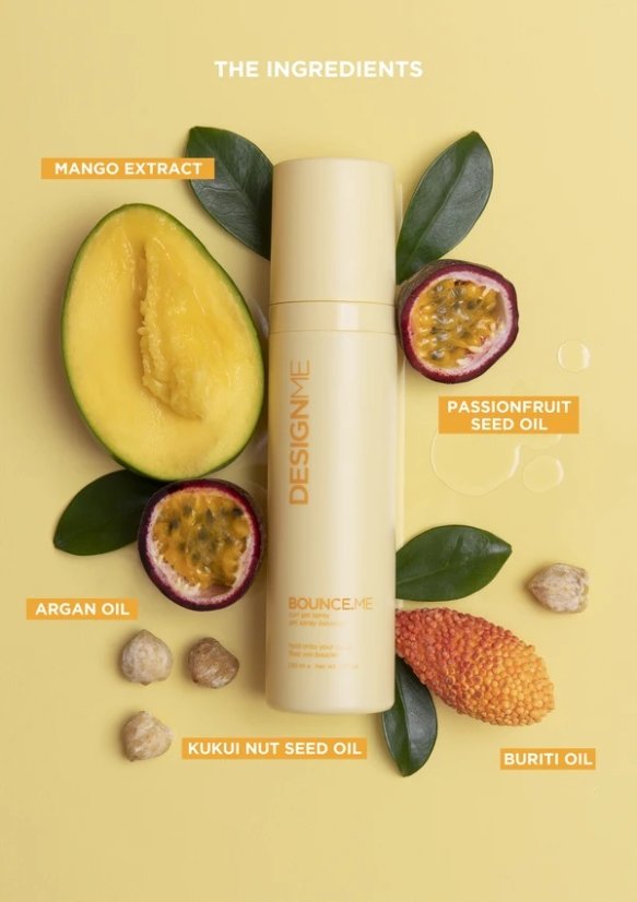DESIGNME gel pro vlnité vlasy - Bounce.Me Curl Gel Spray 230 ml