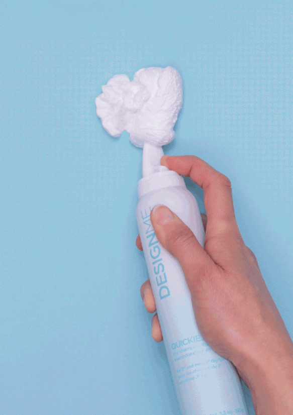 DESIGNME pěnový suchý šampon - Quick.Me Dry Foam 189 ml