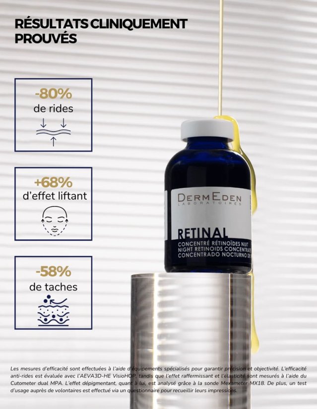 DERMEDEN omlazující noční sérum - Retinal Retinoids 6%  30 ml